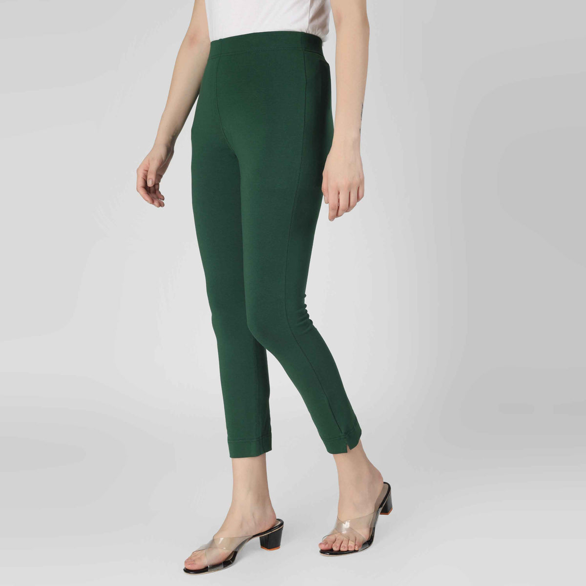 Straight Pant Bottle Green