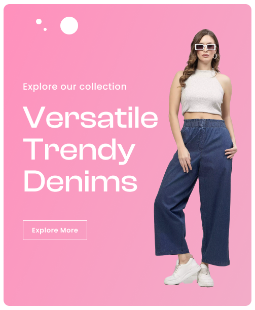 Denim Flare Pants New Collection