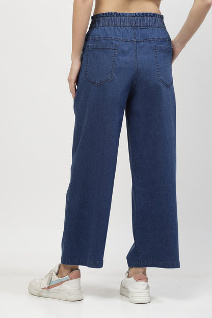 Denim Flare Pant Long