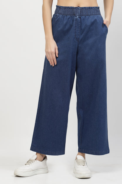 Denim Flare Pant Long