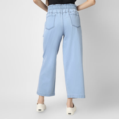 Denim Flare Pant Long