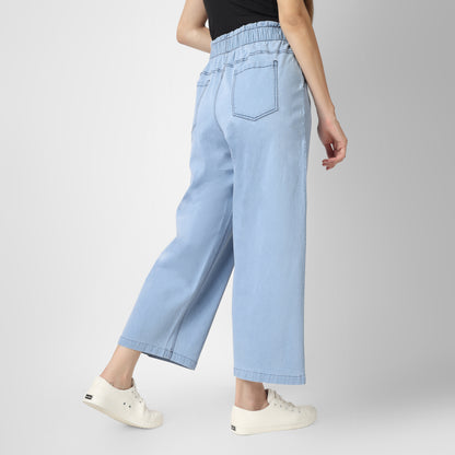 Denim Flare Pant Long