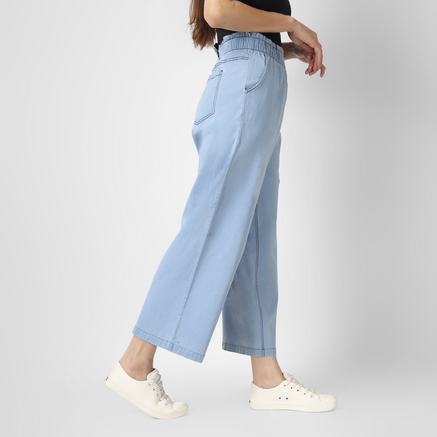 Denim Flare Pant Long