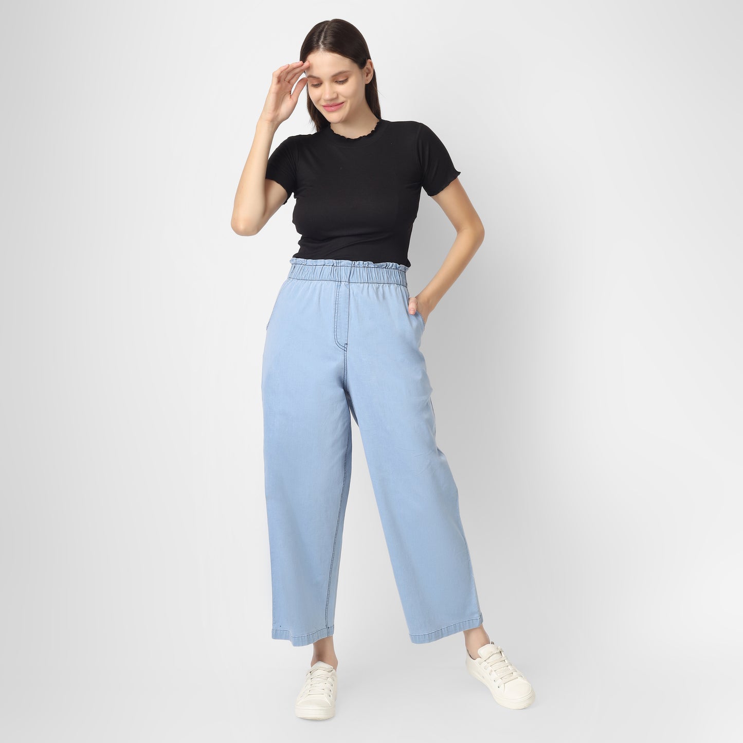 Denim Flare Pant Long