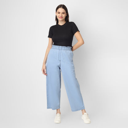 Denim Flare Pant Long