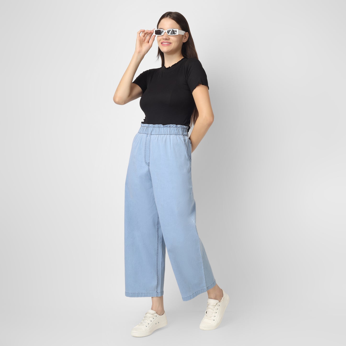 Denim Flare Pant Long