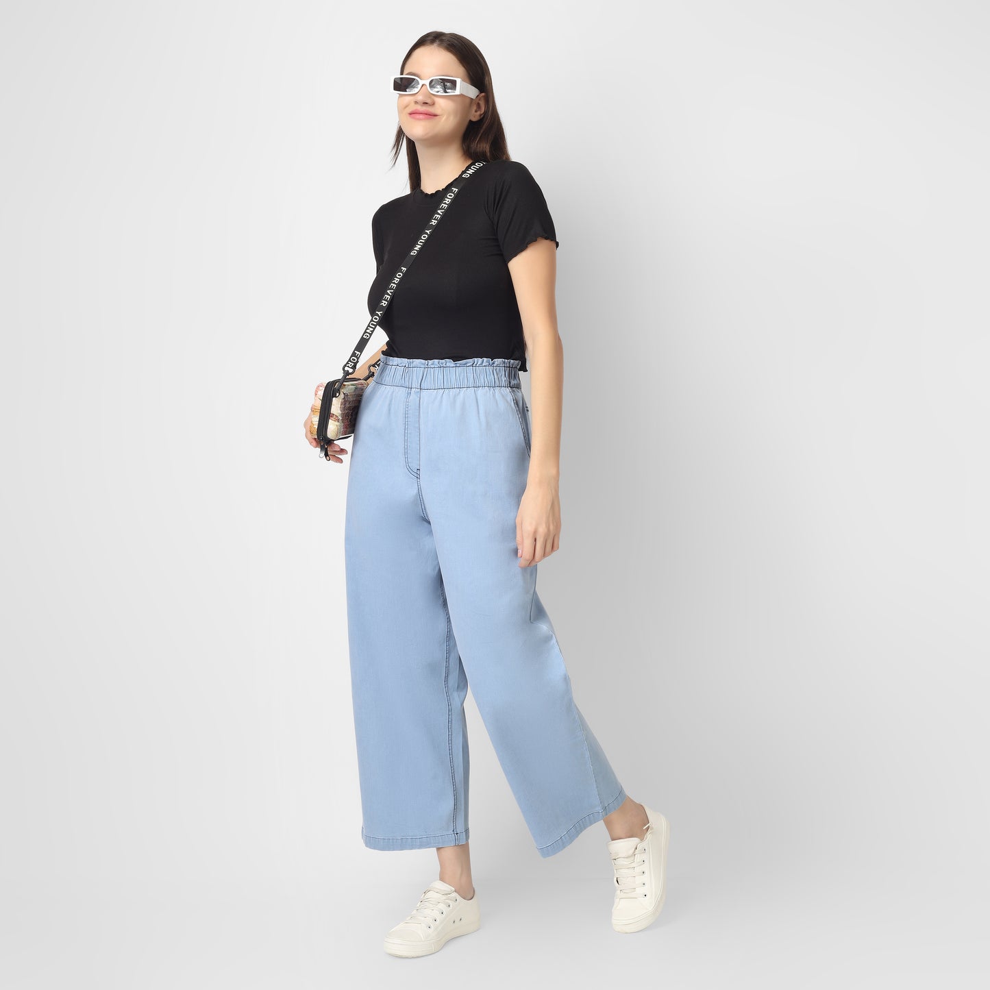 Denim Flare Pant Long